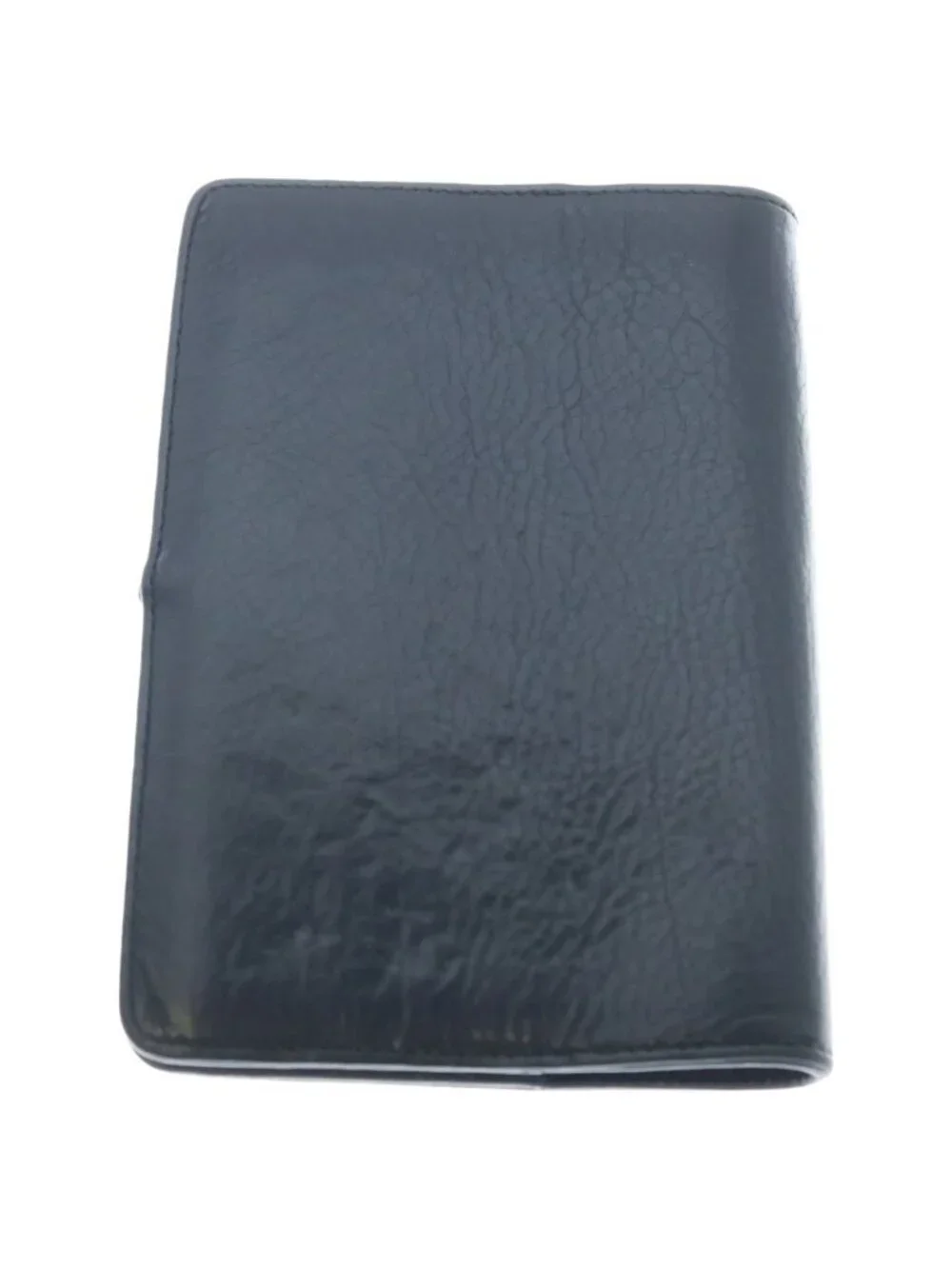 Chrome Hearts Agenda Plain Cross Ball Button Book Cover Black